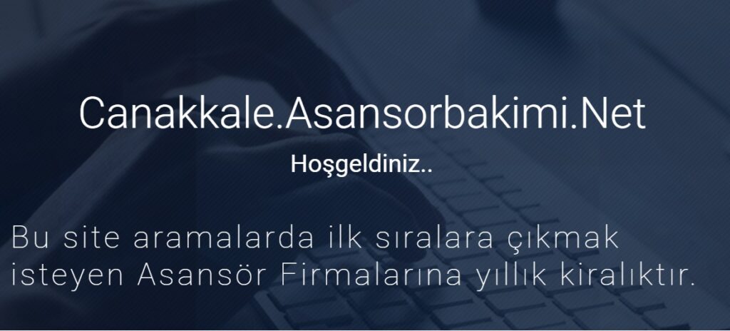 Çanakkale Asansör Bakımı